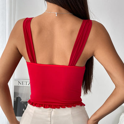 Women's Fashion Personality Fishbone Bra Camisole